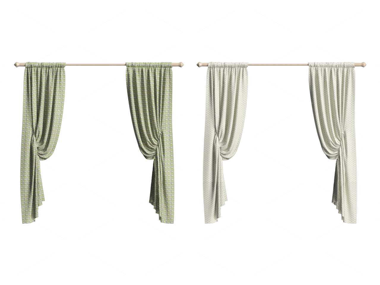 Curtains 3D Models 2