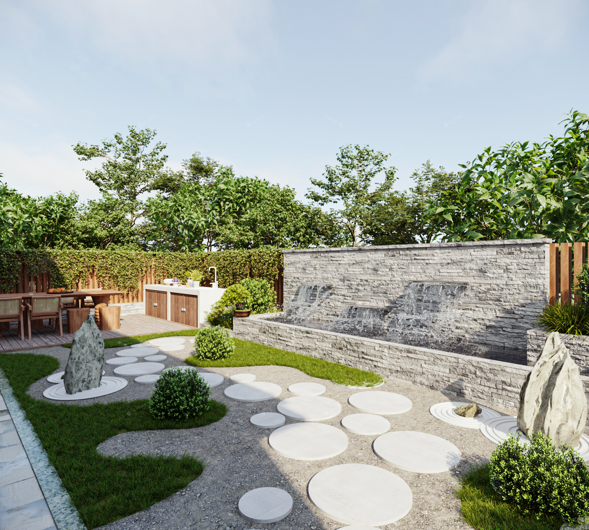 Gardens & Balconies 3D Models 3