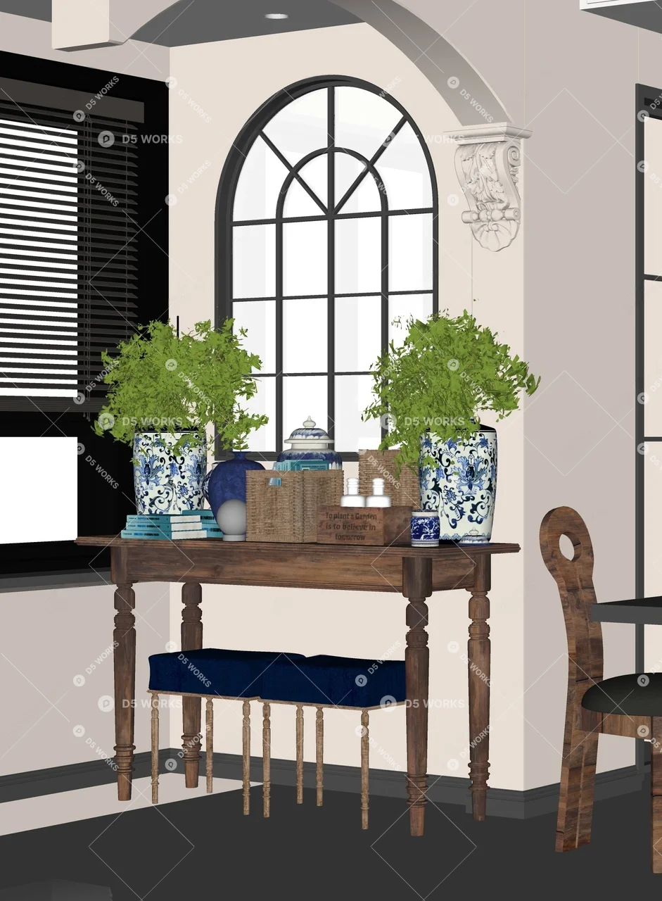 Entrance Hall 3d model thumbnail 2