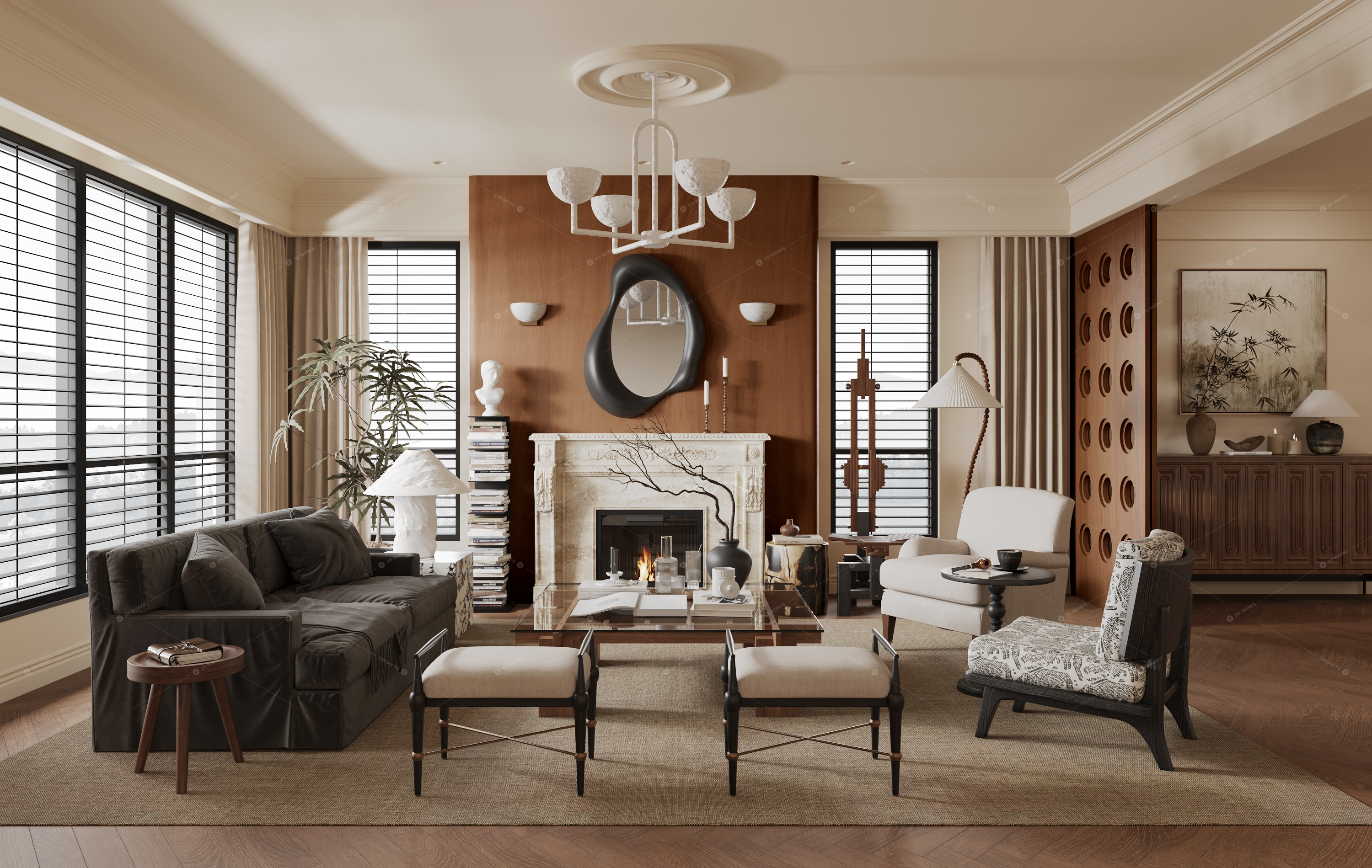 Living Rooms 3D Models