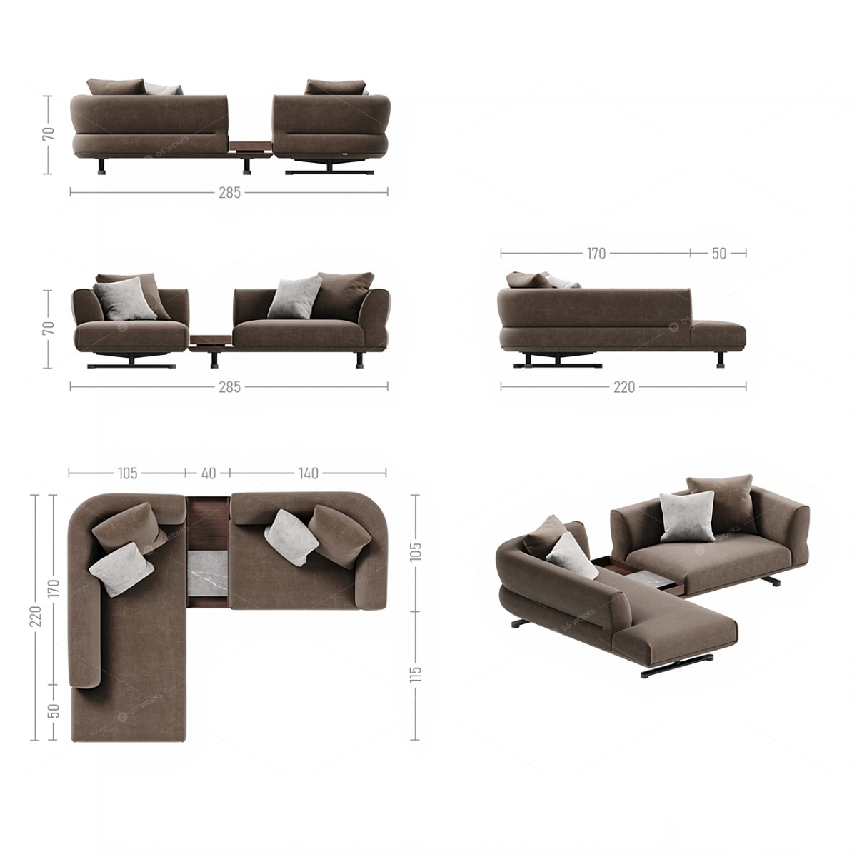 Sofas 3D Models 4