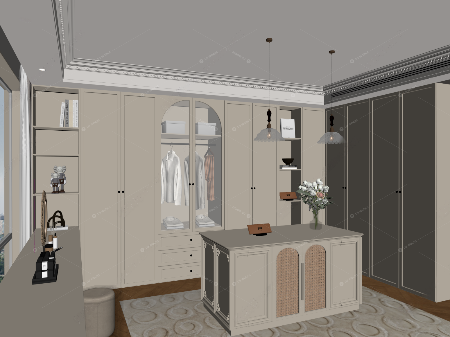 Walk-in Closets 3D Models 2