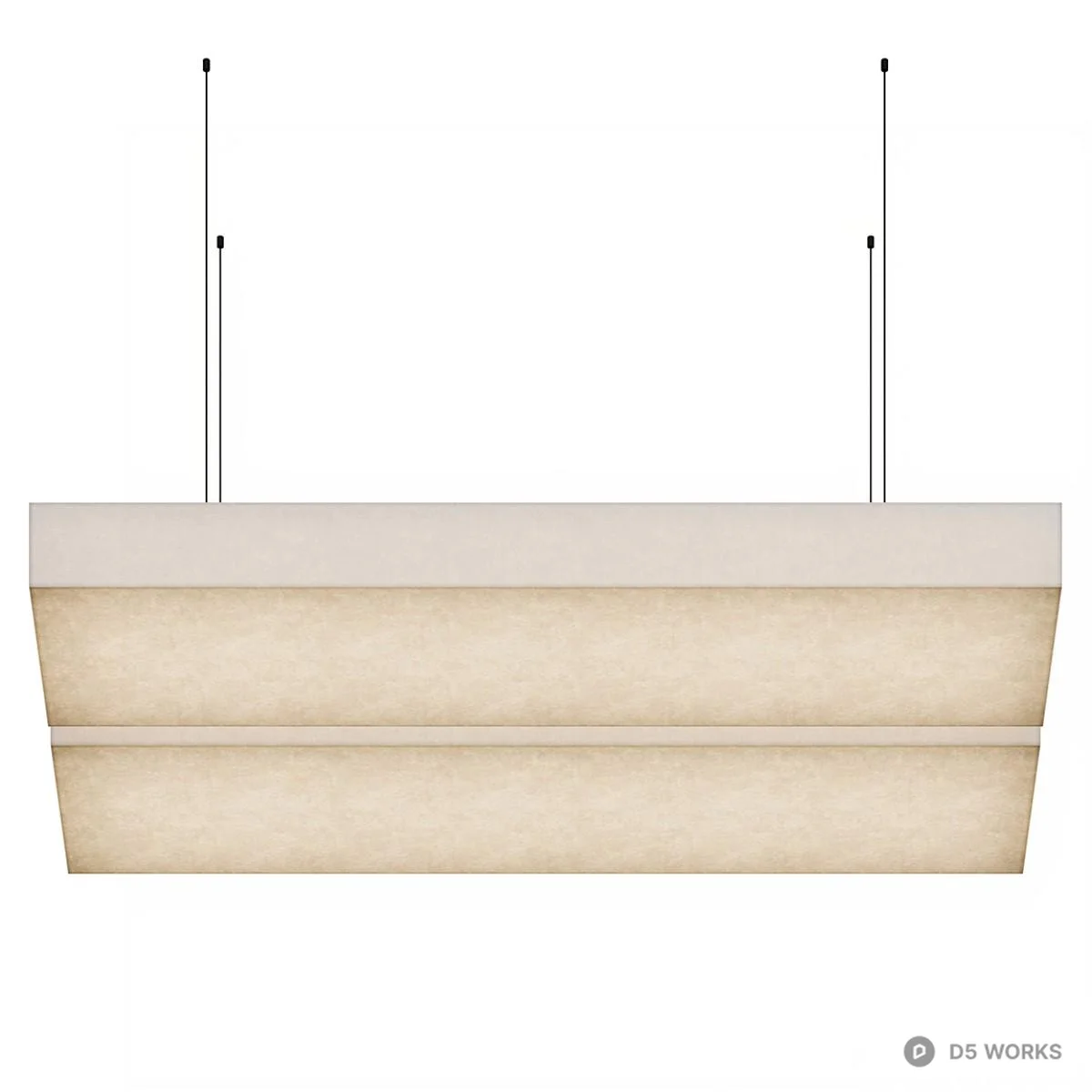 Modular Linear Pendant Light 3d model thumbnail 4