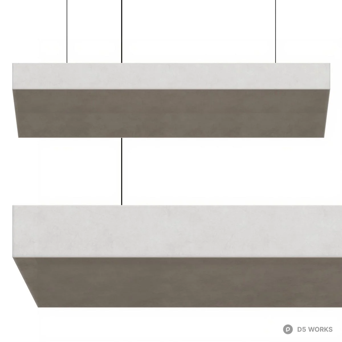 Modular Linear Pendant Light 3d model thumbnail 6
