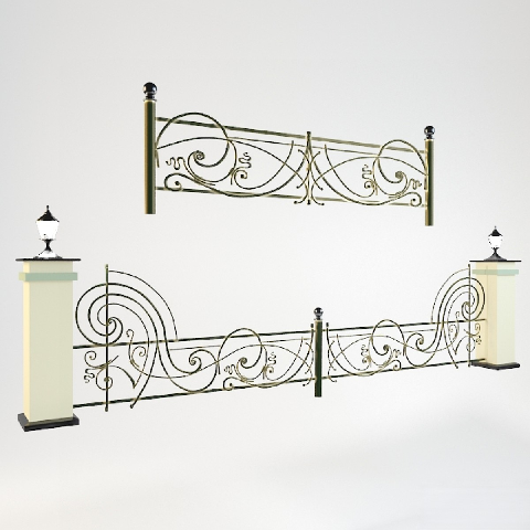 Modern Fence Guardrail