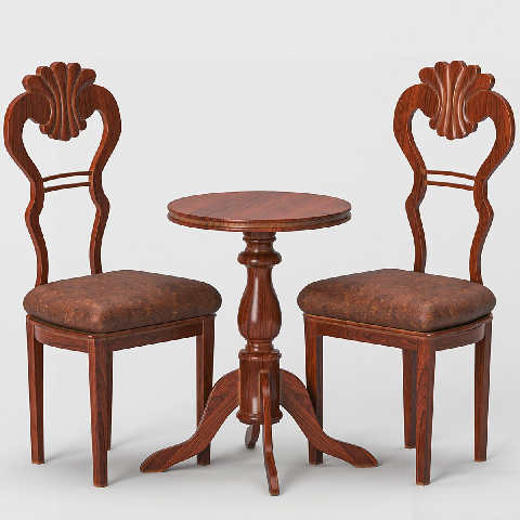 Modern Tea Table & Chairs Set