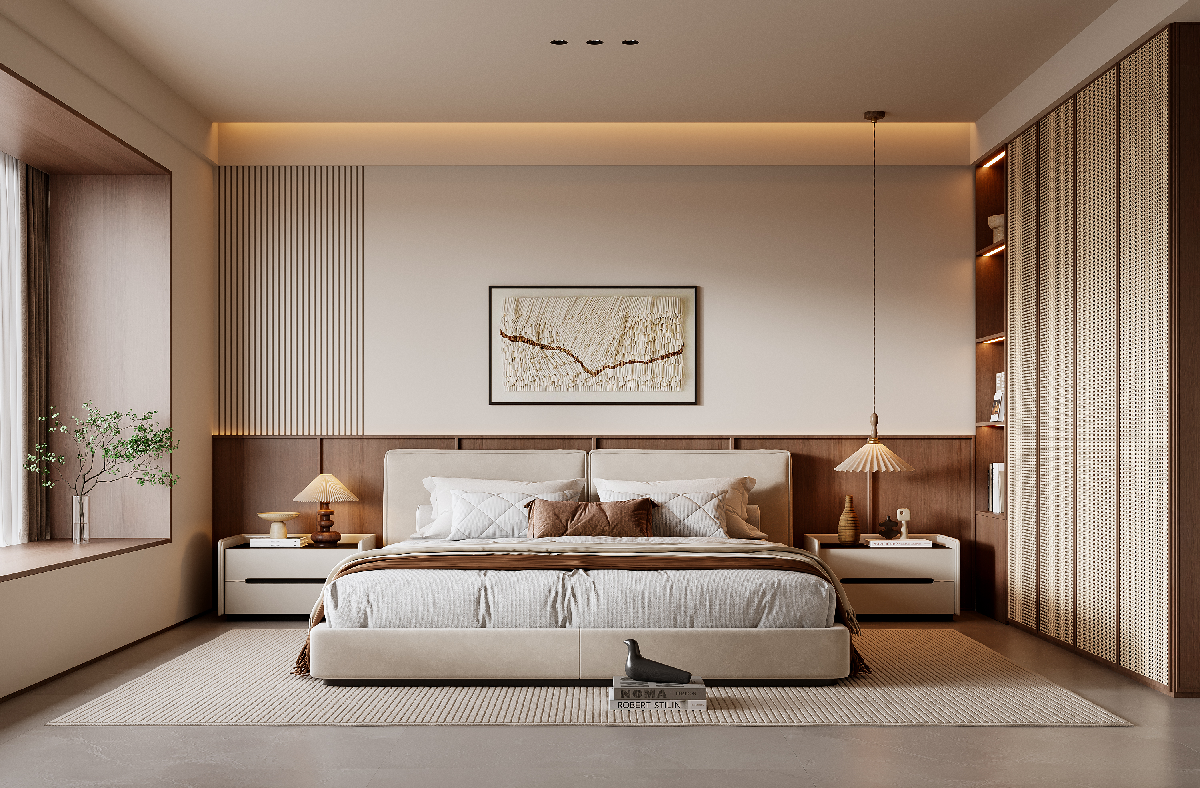 Mid-Century Modern Home Bedroom