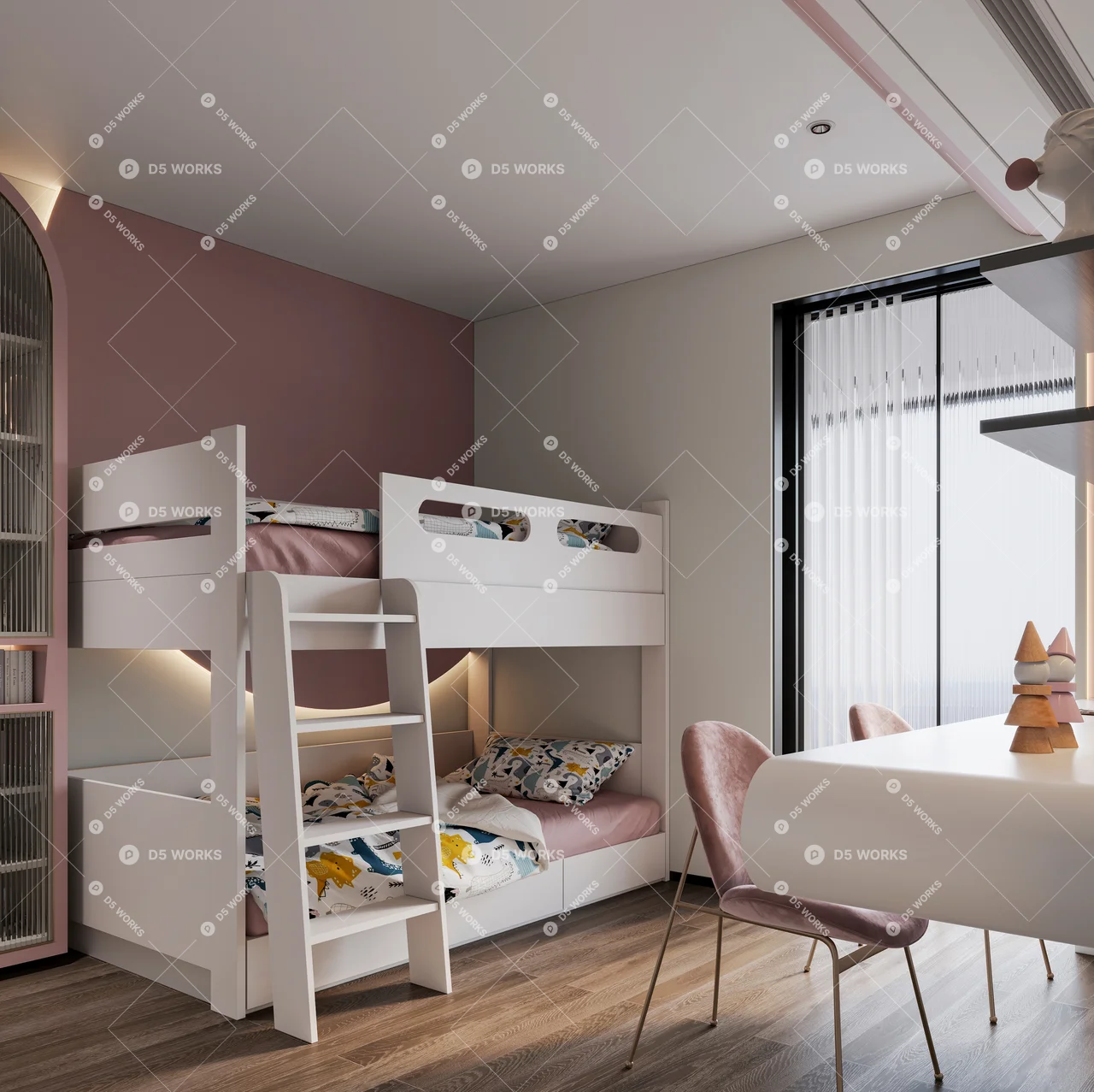 Girl’s Room 3d model thumbnail 2