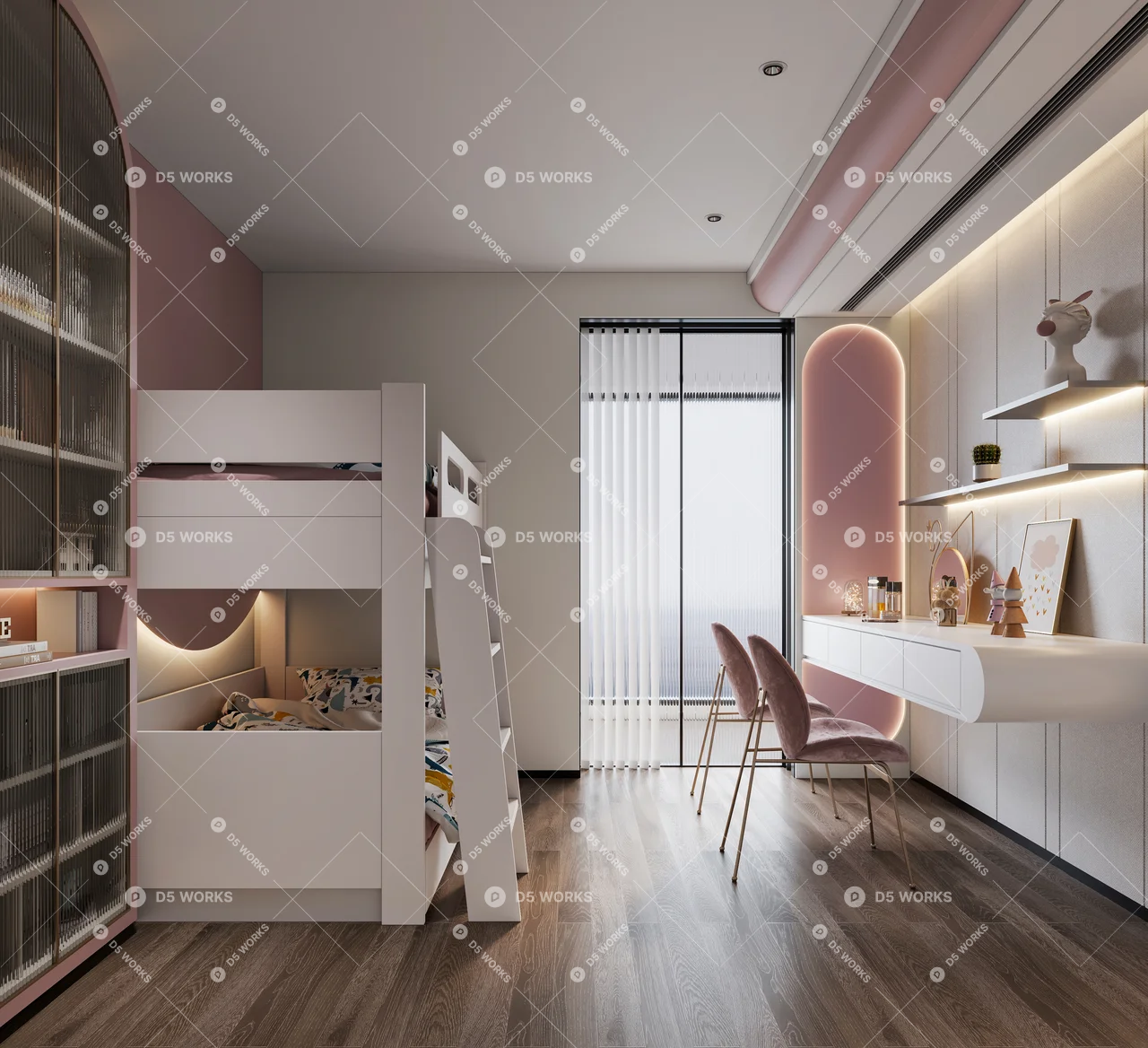 Girl’s Room 3d model thumbnail 3