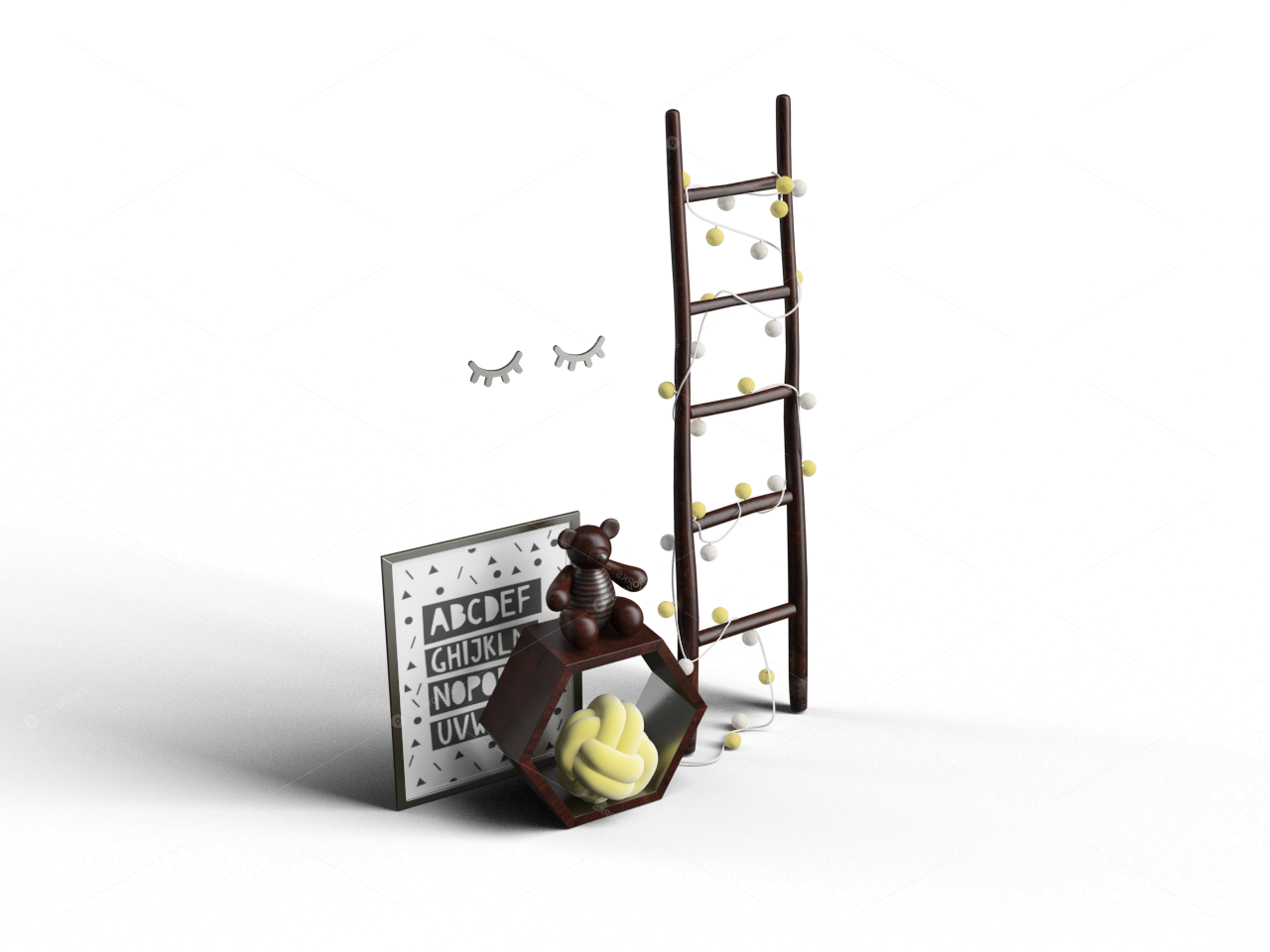 Decorative Sets 3D Models