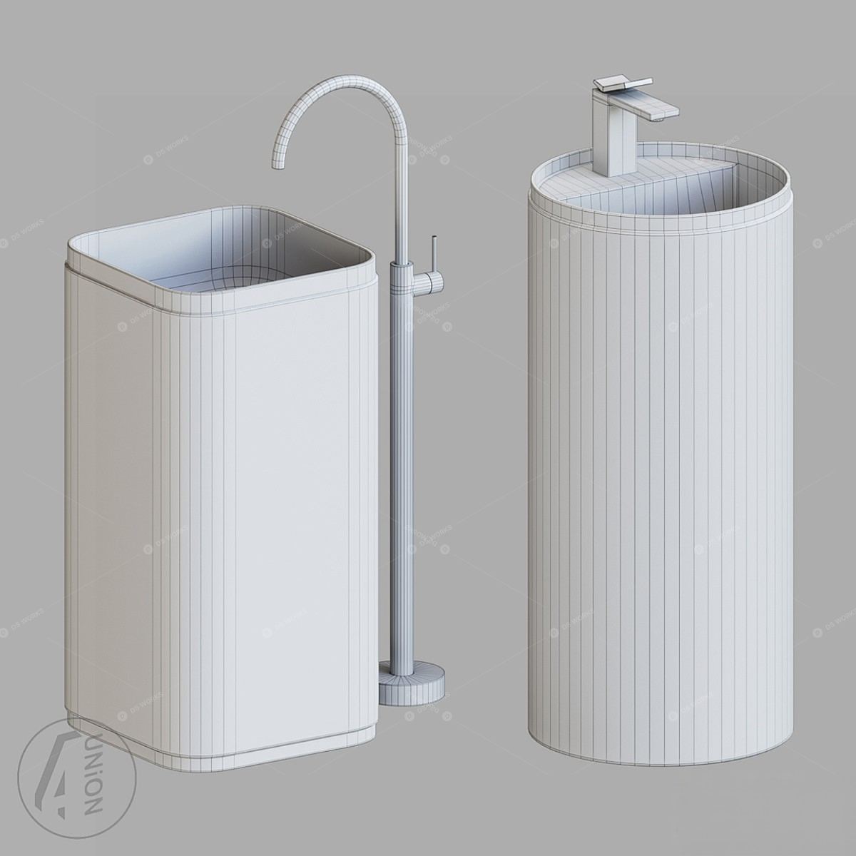 Wash Basins 3D Models 6