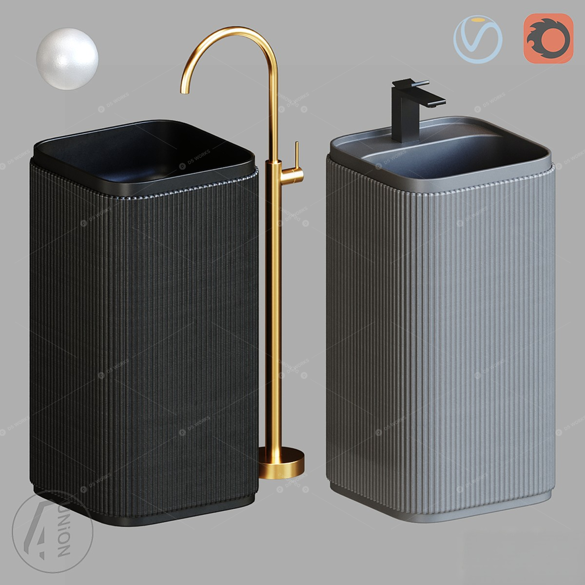 Wash Basins 3D Models 3