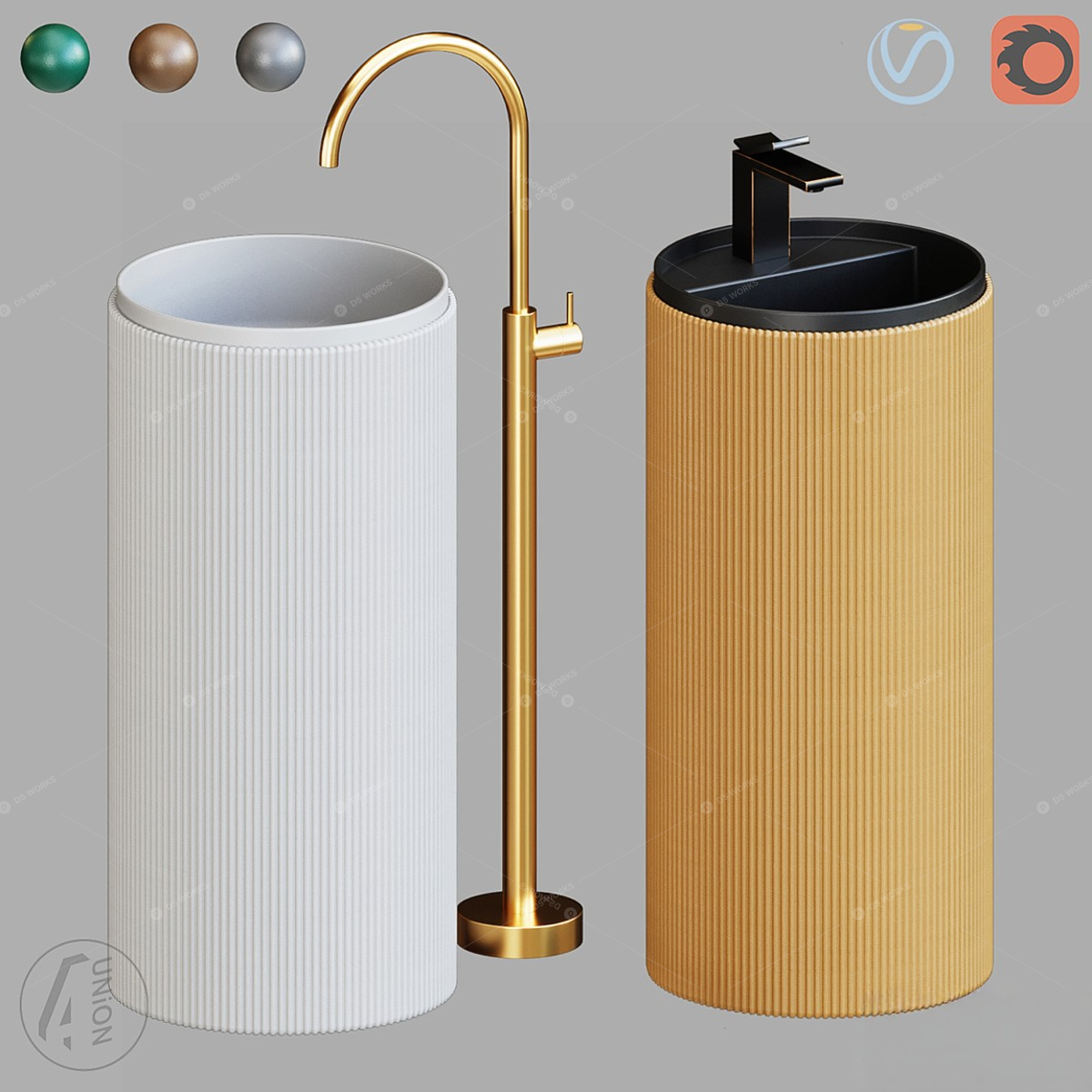 Wash Basins 3D Models 4