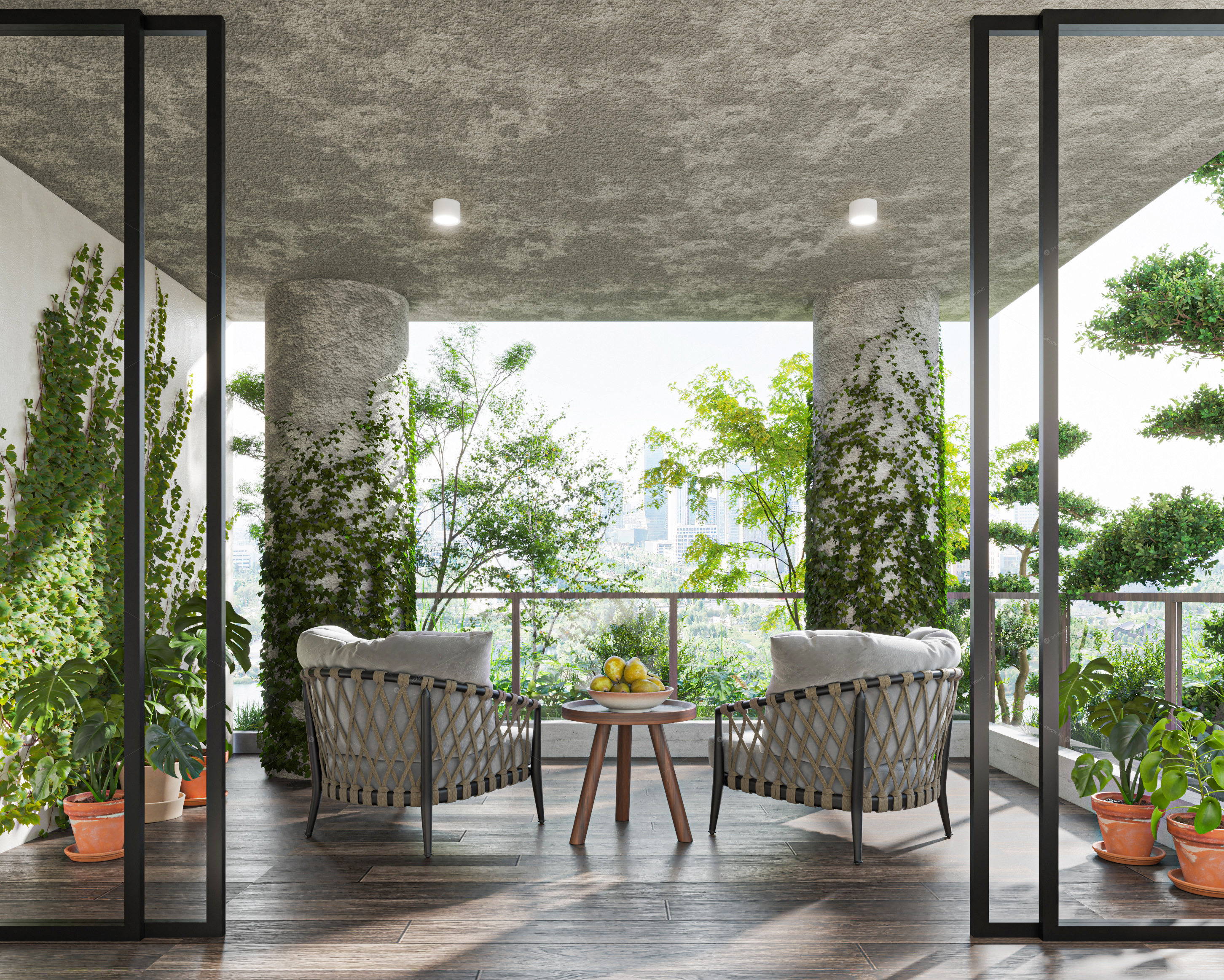 Gardens & Balconies 3D Models 2