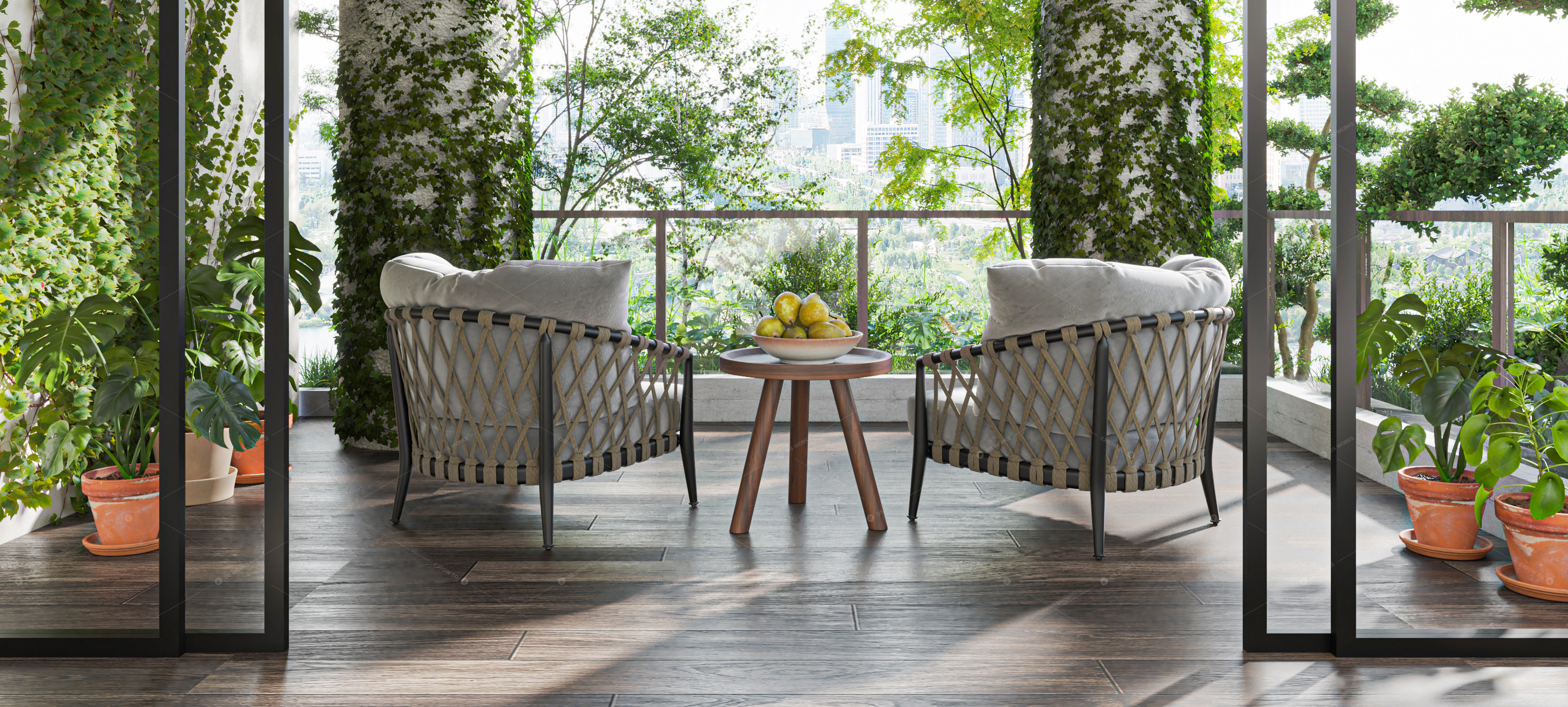 Gardens & Balconies 3D Models