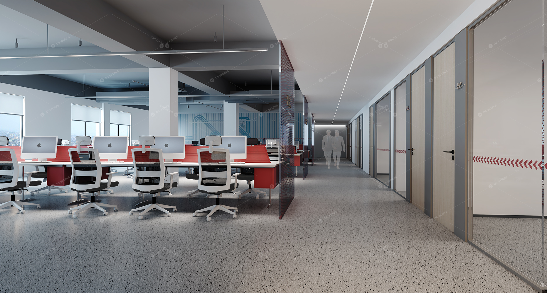 Office Spaces 3D Models
