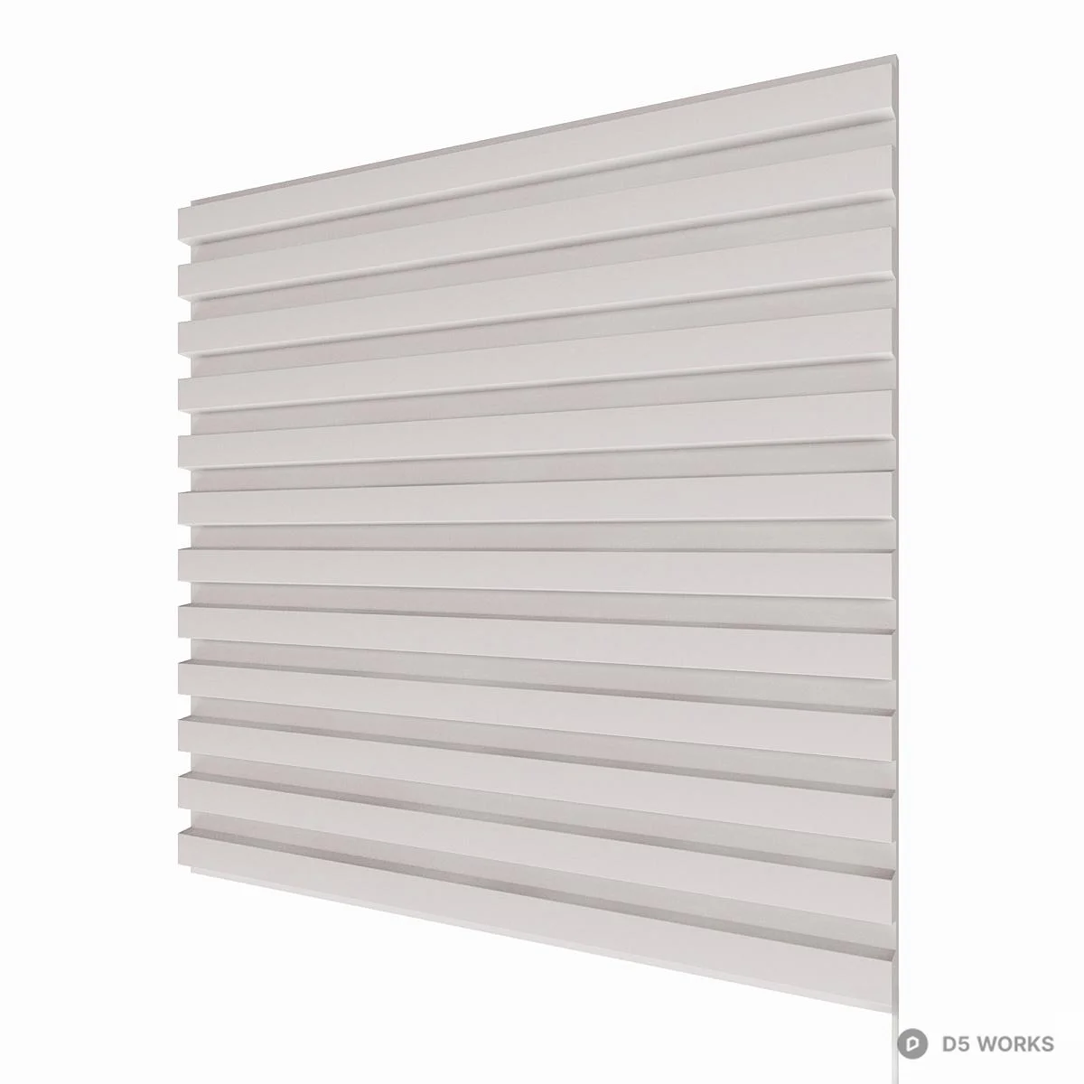 Vertical Groove Wall Panel 3d model thumbnail 2