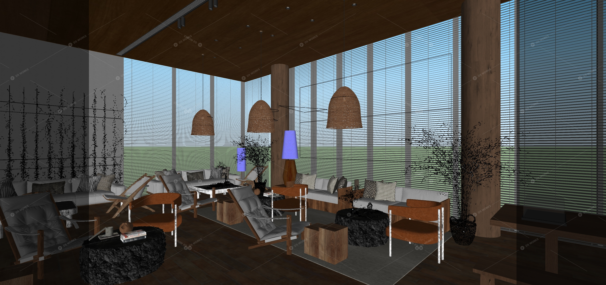 Restaurant Spaces 3D Models 3