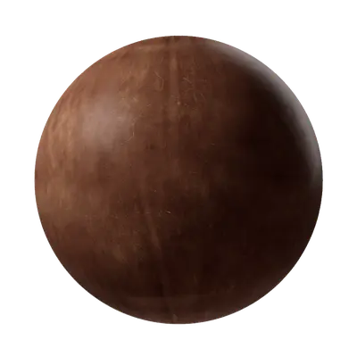 Dark brown nubuck leather