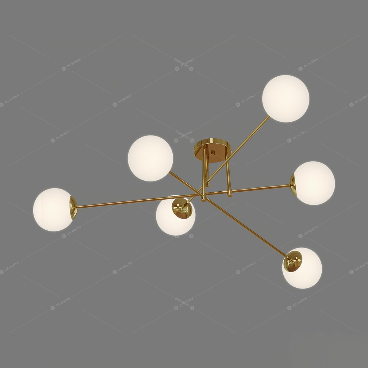 Flush Mount Lights 3D Models 2