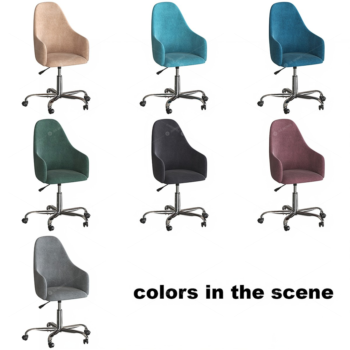Chairs 3D Models 2