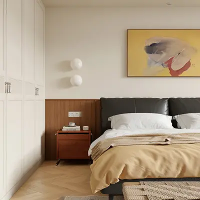 Mid-Century Modern Home Bedroom