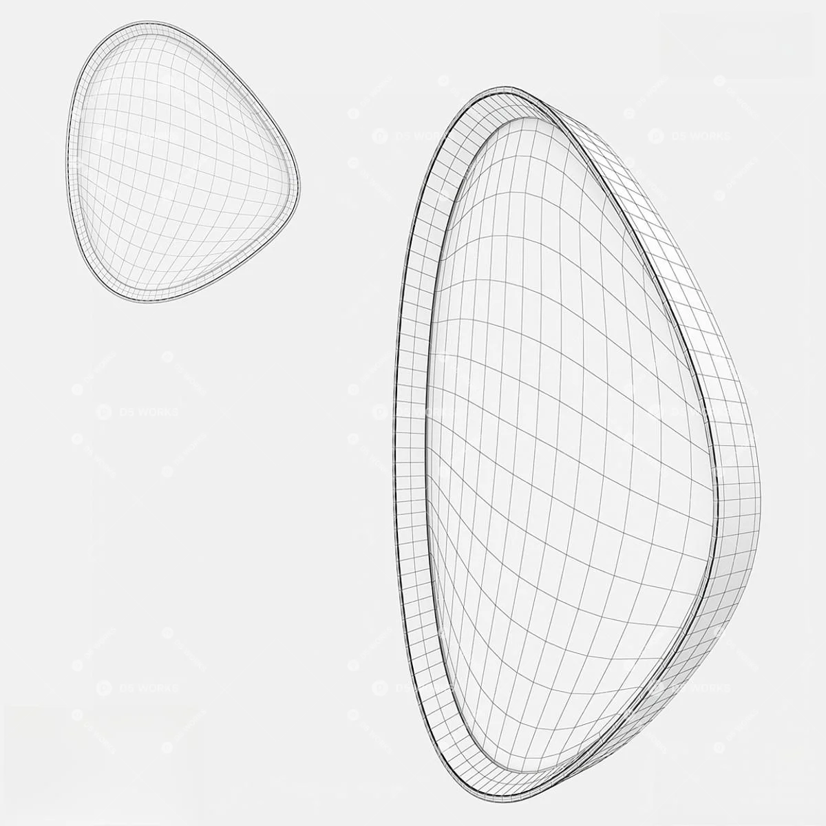 Mirror 3d model thumbnail 2