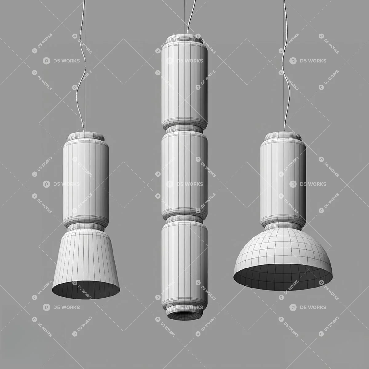 Pendant Light 3d model thumbnail 2
