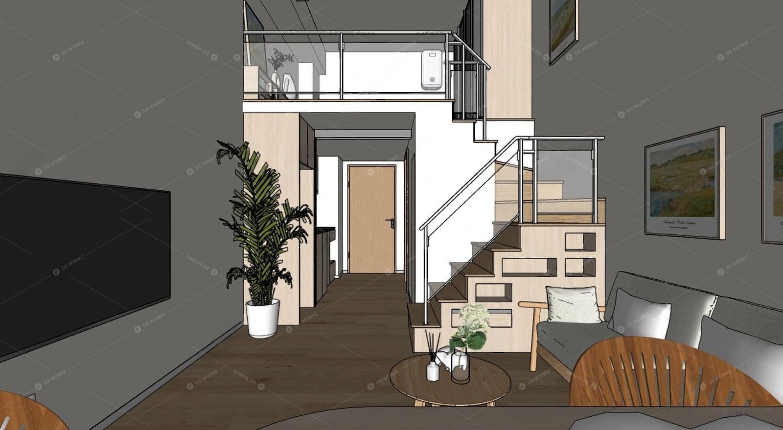 Studio Apartments 3D Models 2