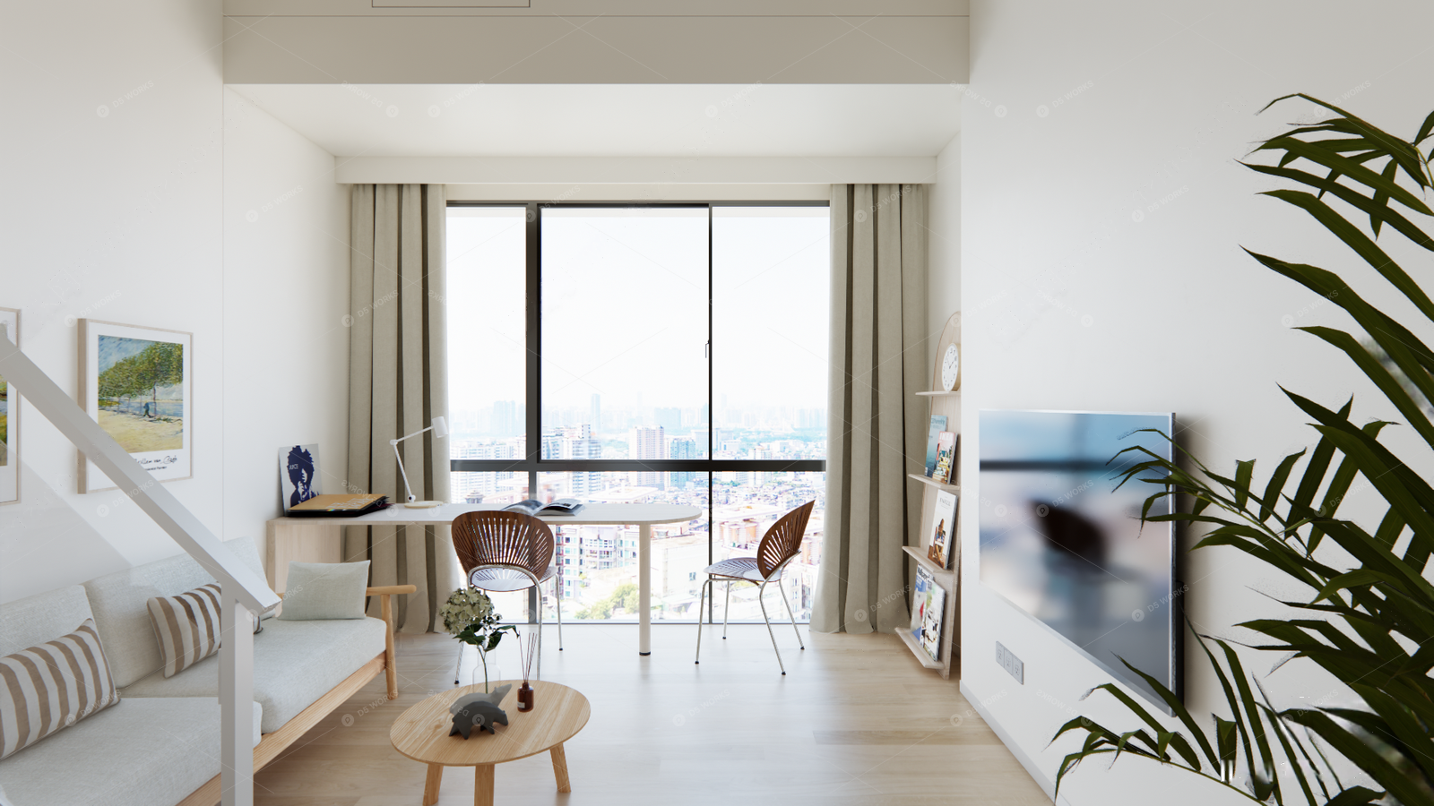 Studio Apartments 3D Models 4