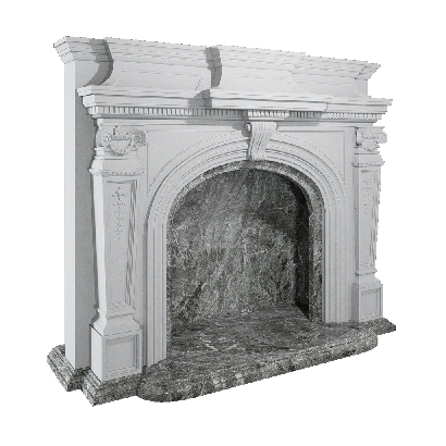 Classical Fireplace 01