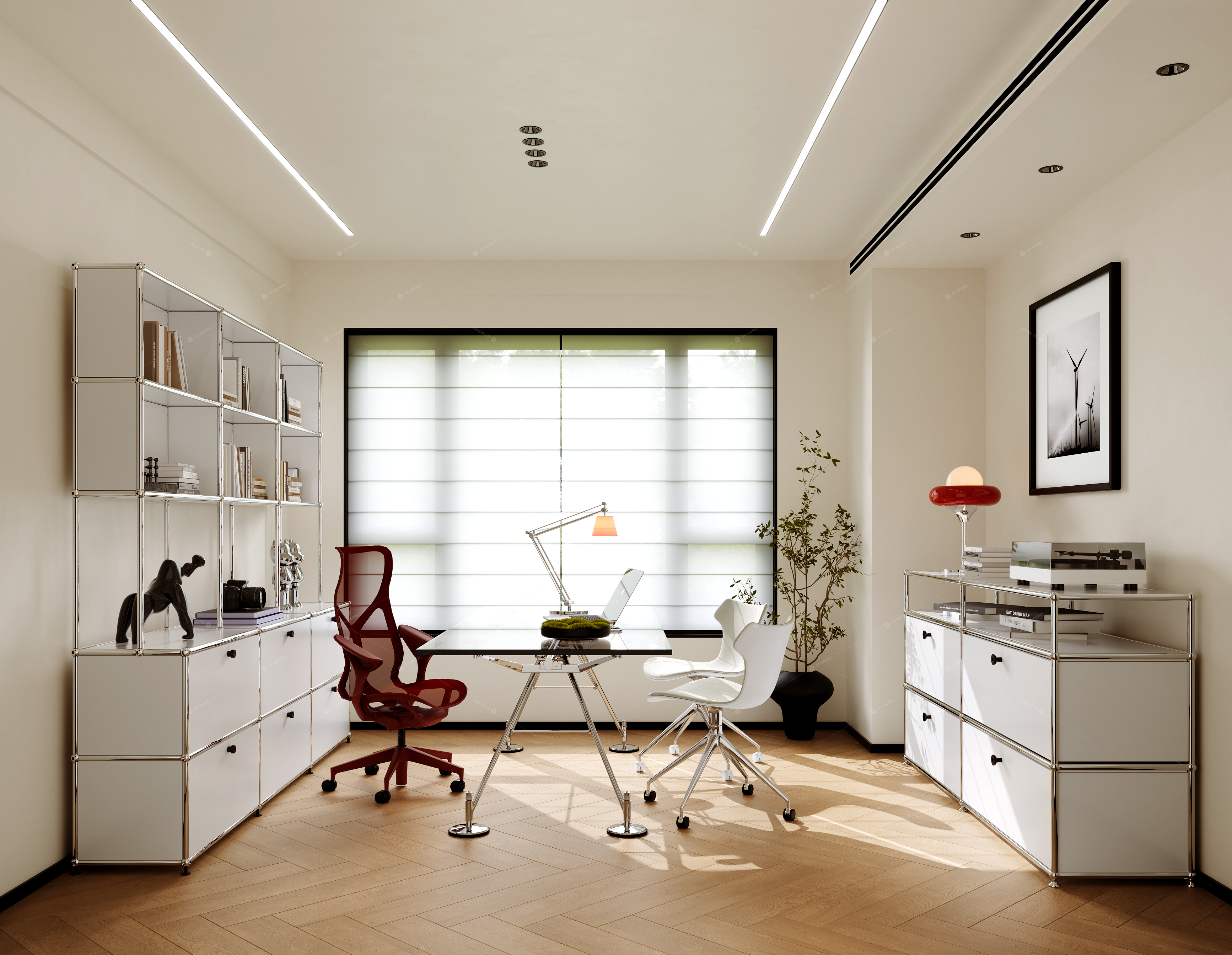 Office Spaces 3D Models 4