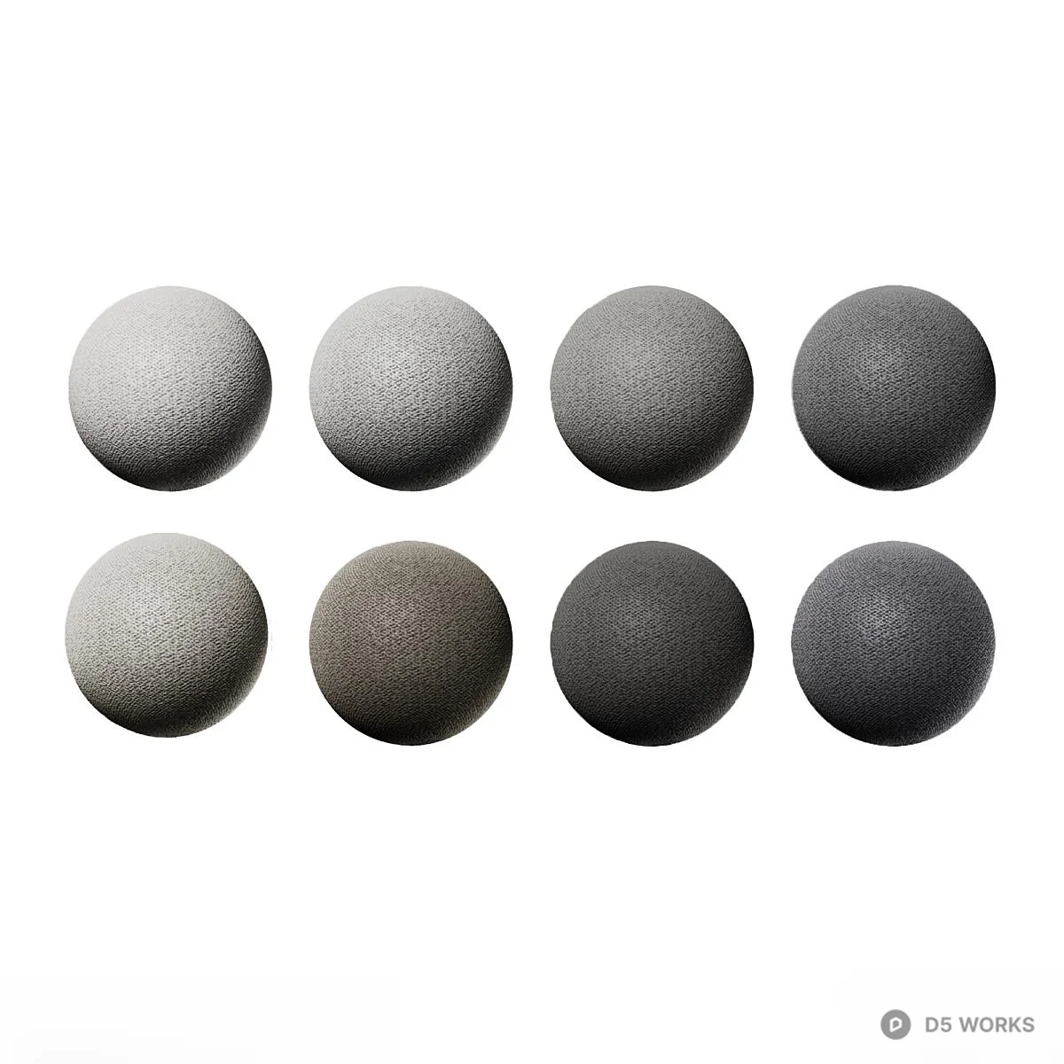 Organic Curve Upholstered Modular Sofa 3d model thumbnail 4