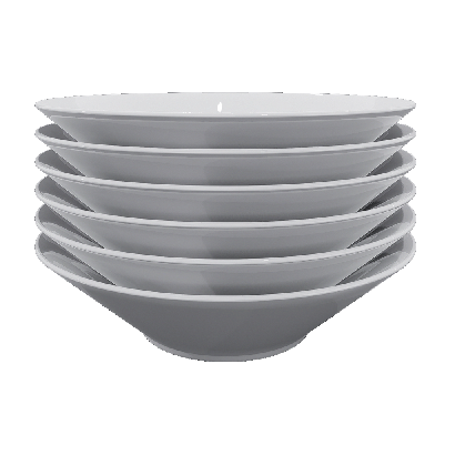 Tableware a stack of round bowls 