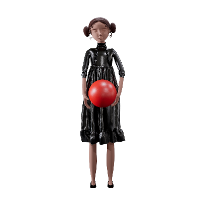 Modern Girl Sculpture 