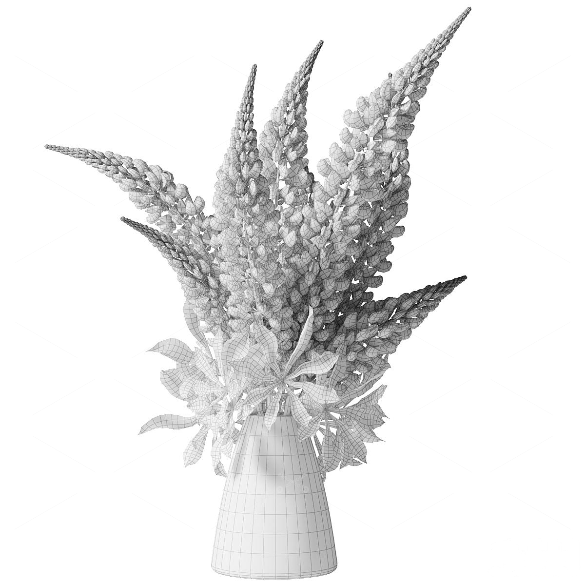Vases & Floral Arrangements 3D Models 3