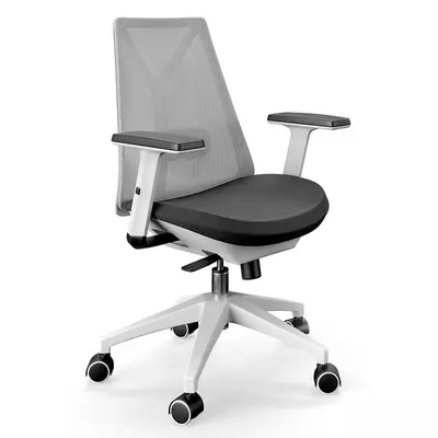 Mesh Back Office Chair With Armrests 3d model