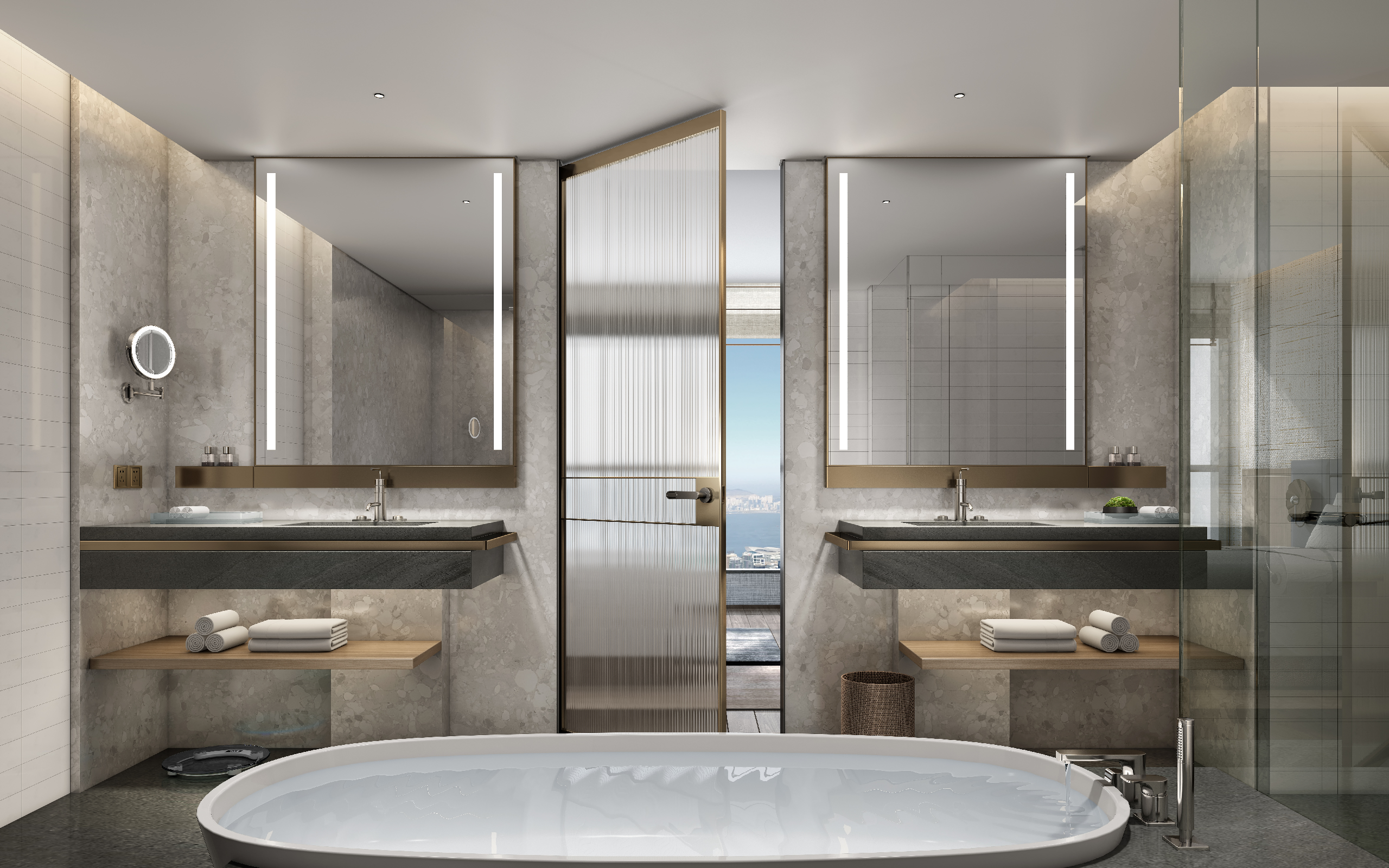 Modern Hotel Bathroom