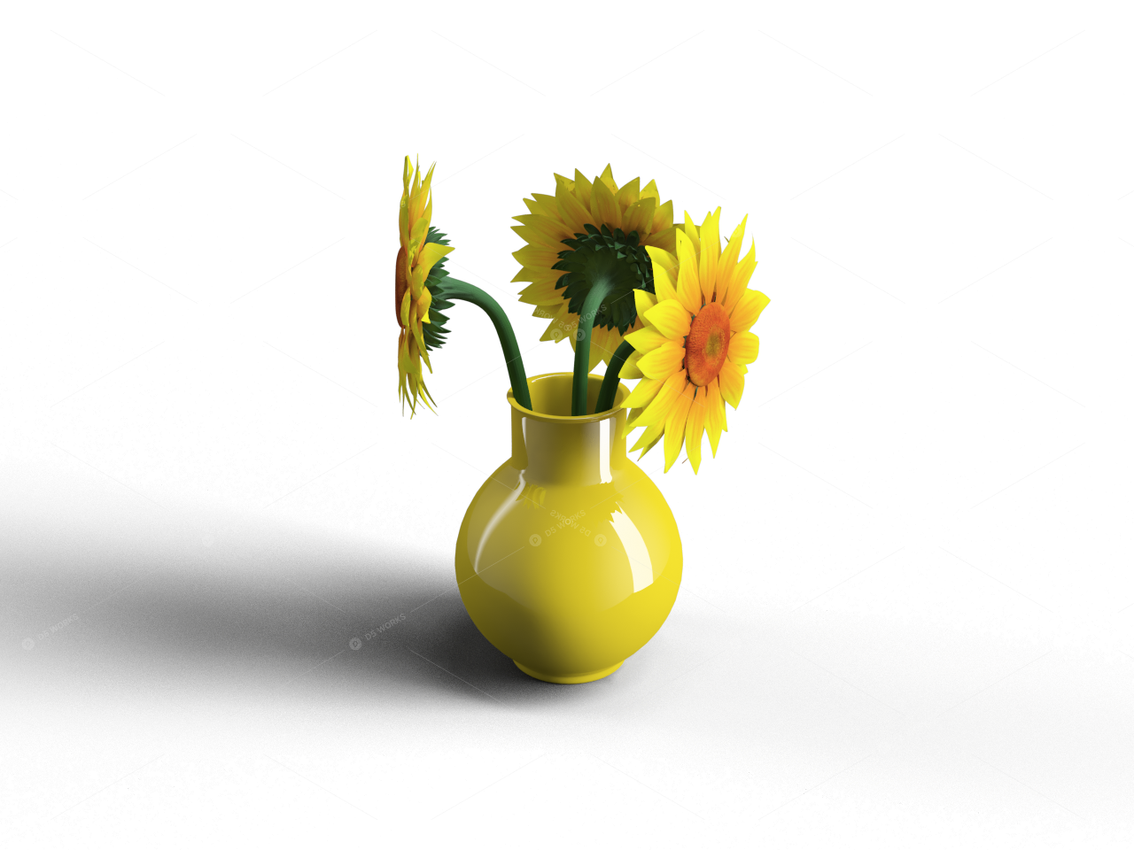 Vases & Floral Arrangements 3D Models