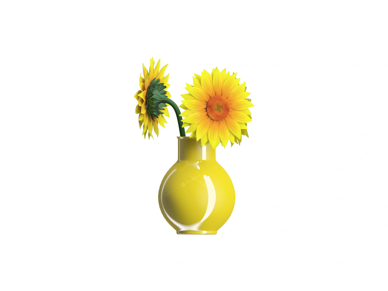 Vases & Floral Arrangements 3D Models 2