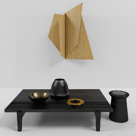 Modern Tea Table & Chairs Set