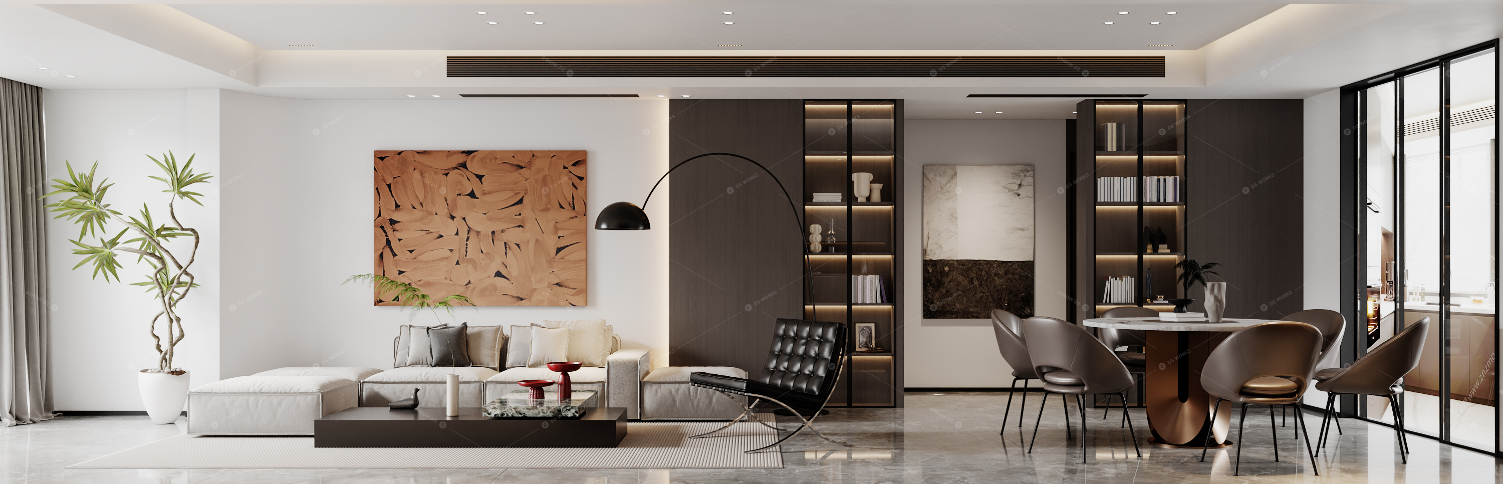 Living & Dining Rooms 3D Models 3