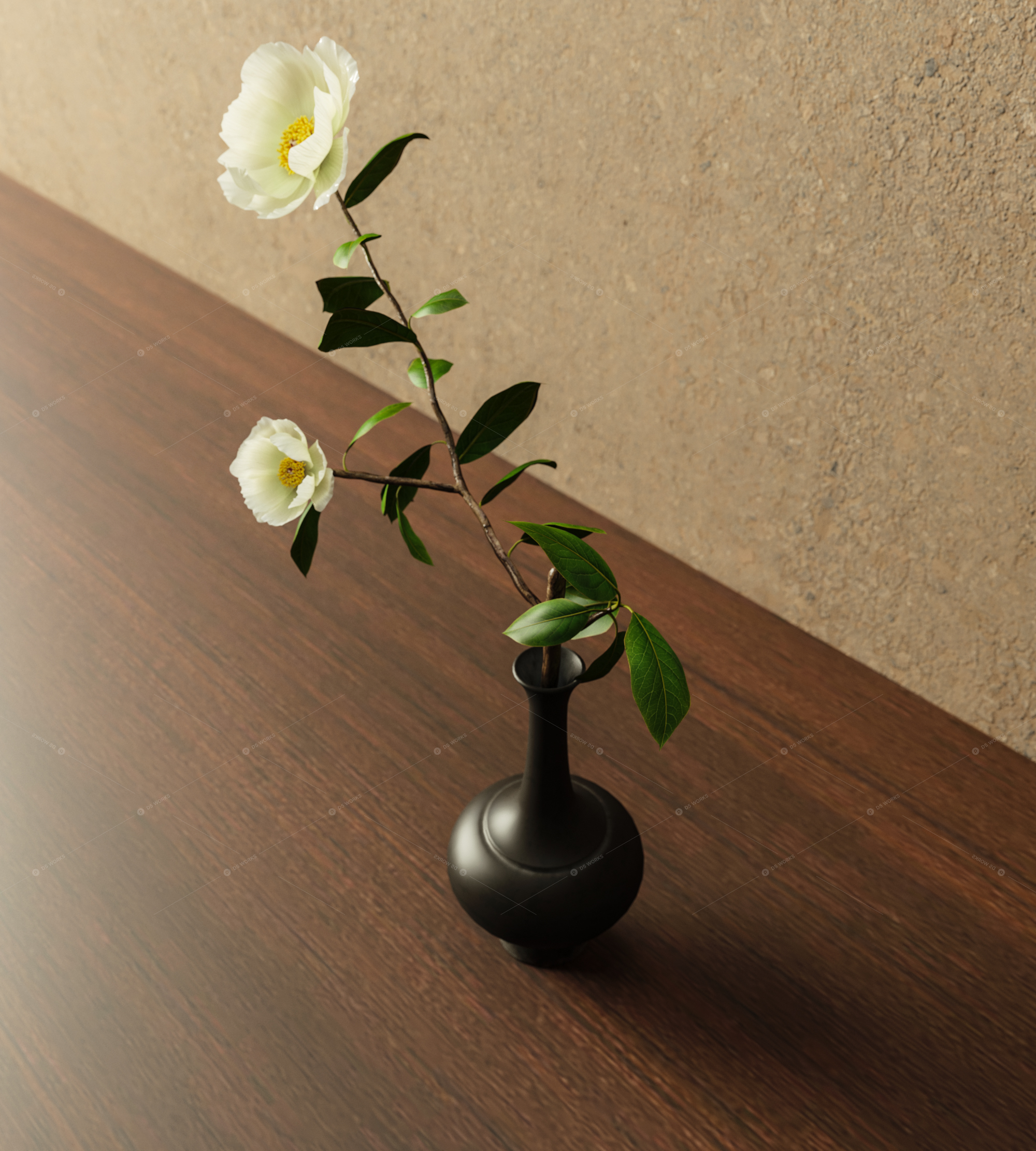 Vases & Floral Arrangements 3D Models 2
