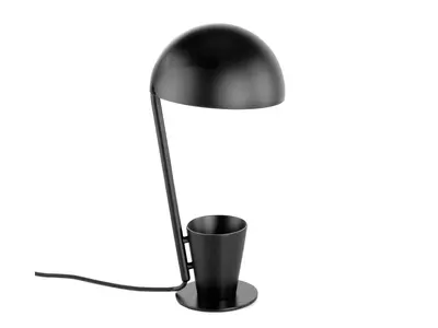 Matte Black Minimalist Desk Lamp 3d model