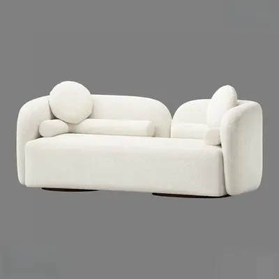 Contemporary Two-seater Sofa 3d model