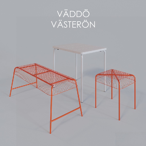 Modern Outdoor Table & Chairs Set