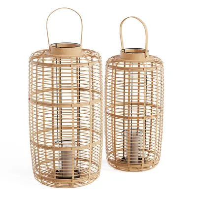 Wabi-Sabi Southeast Asian Candle & Holder