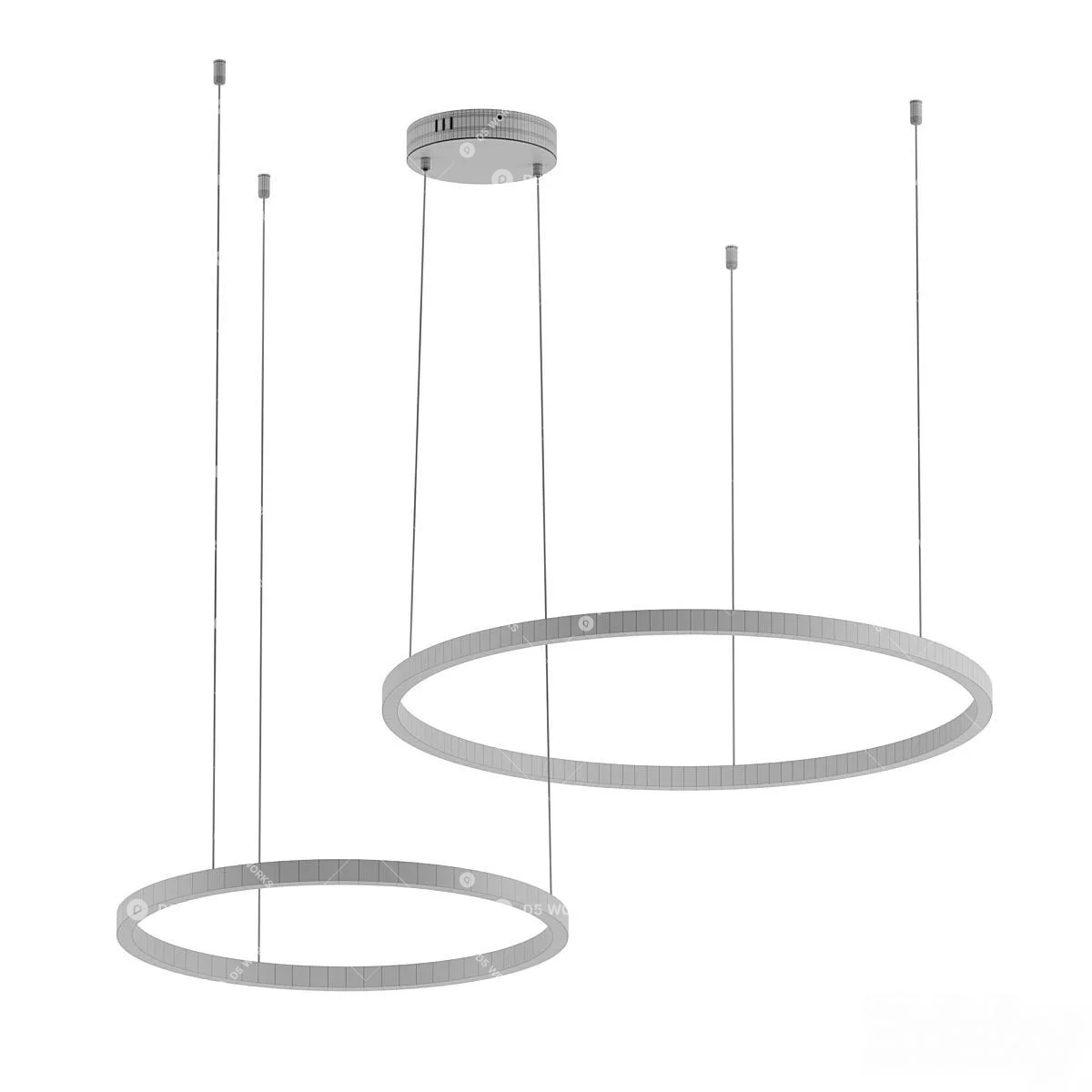 Modern Pendant Light 3d model thumbnail 2