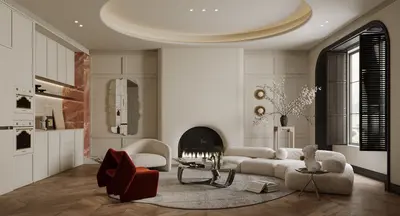 Contemporary Home Living Room