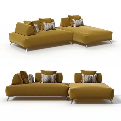 Postmodern Three-seater Sofa